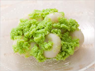 ずんだ白玉の完成写真