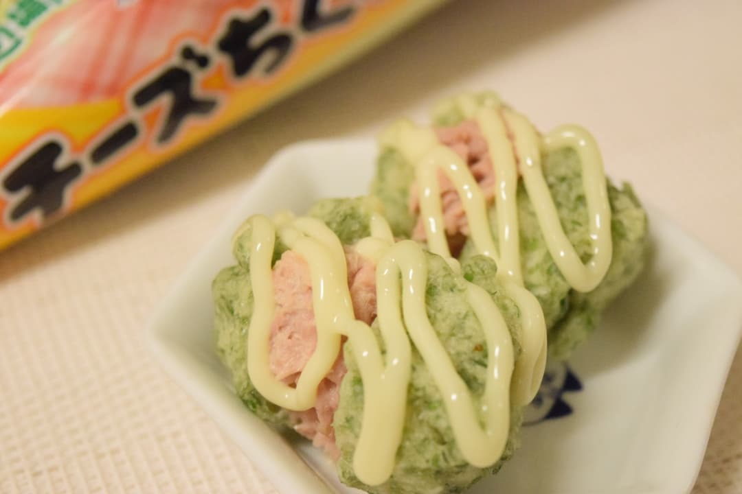 チーズちくわのツナマヨサンドの完成写真