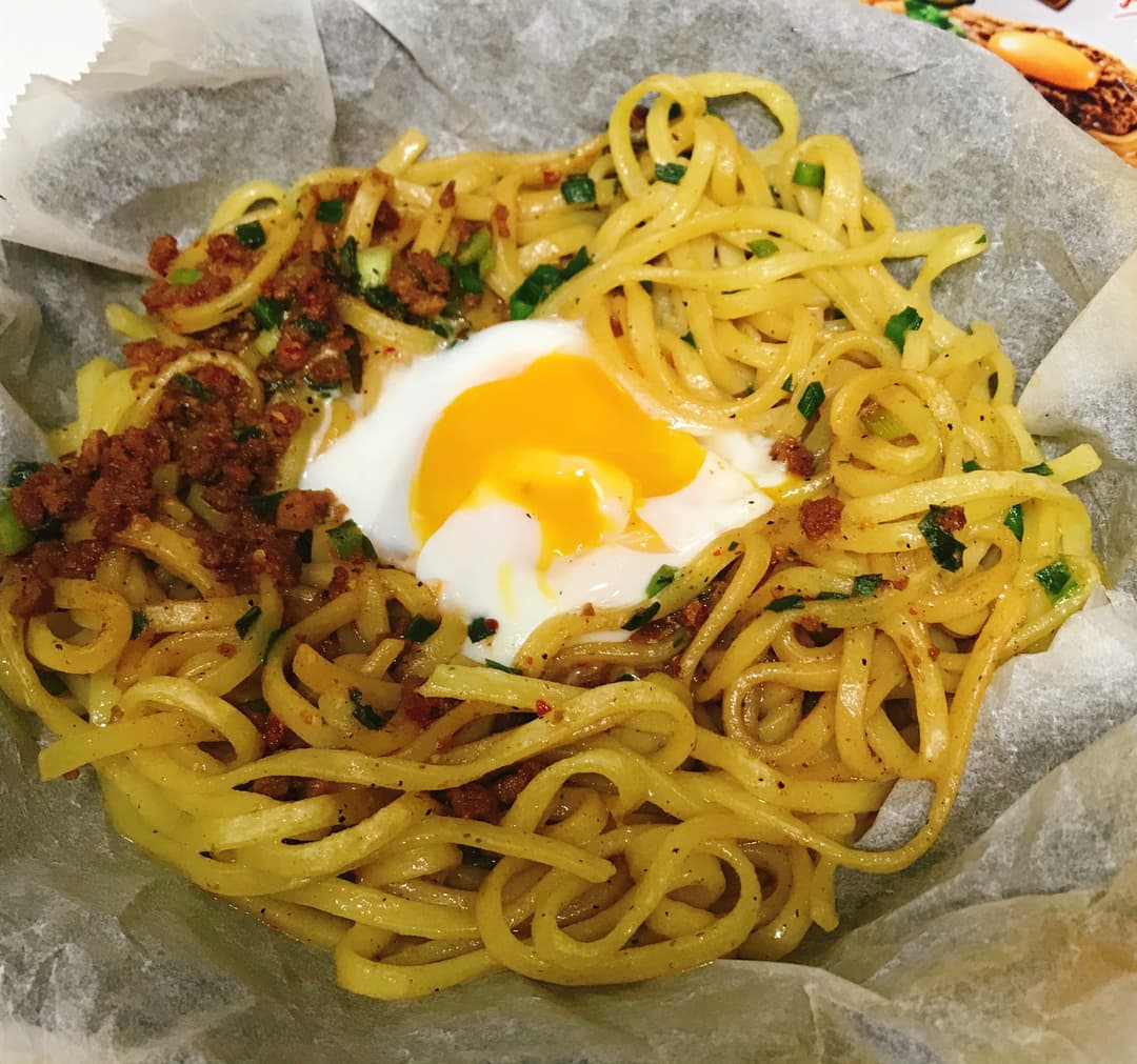 焼台湾まぜそばの完成写真