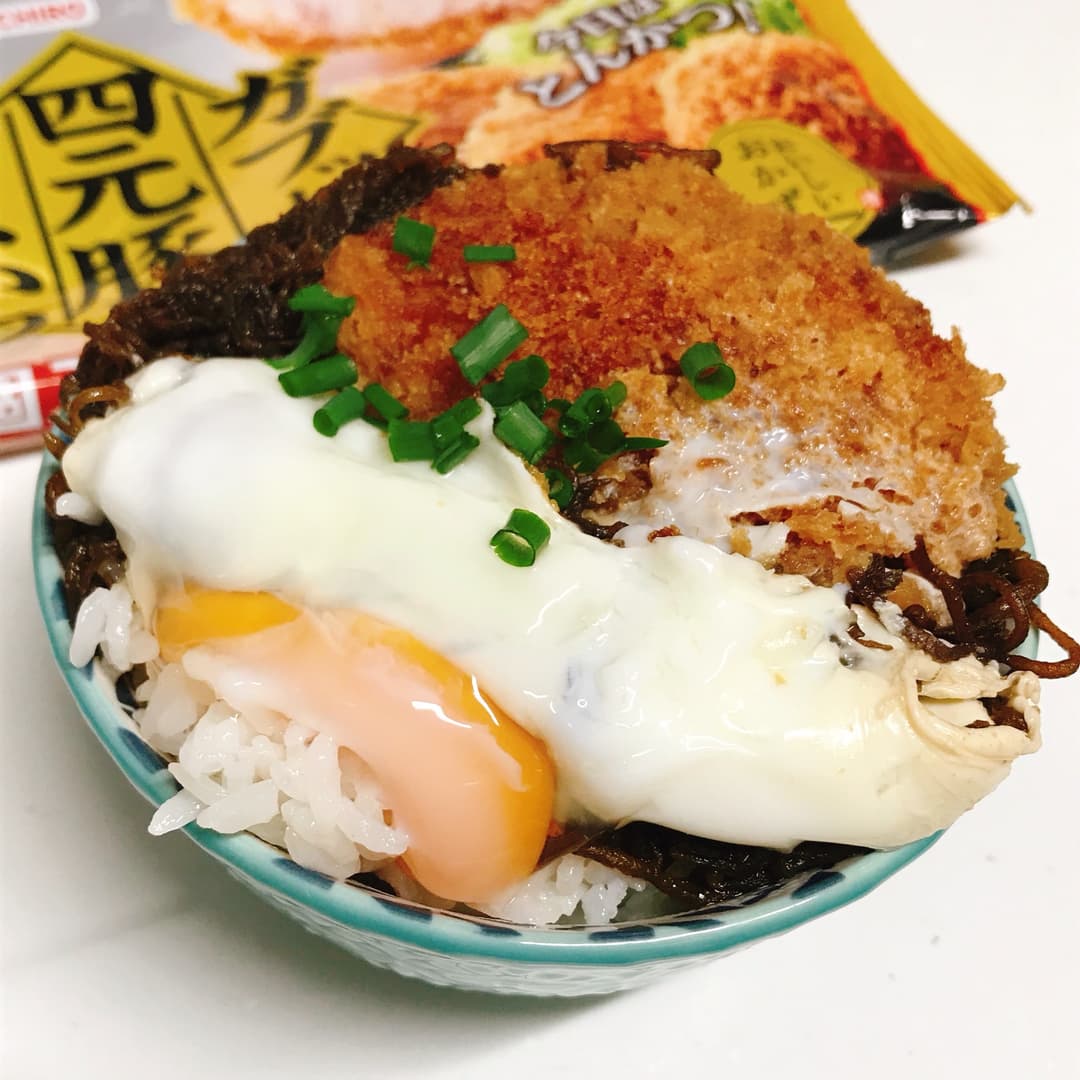四元豚もずくかつ煮の完成写真