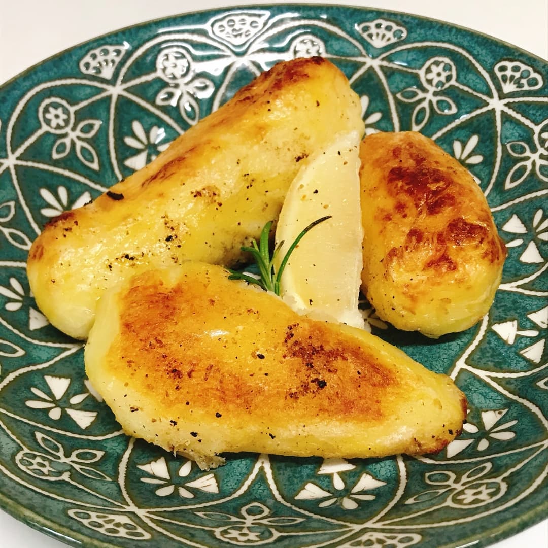 レモンを絞ったベイクドポテトの完成写真