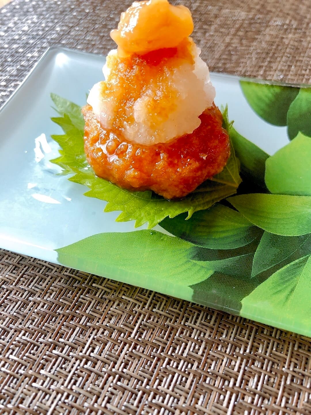チキン南蛮の梅おろしのせの完成写真