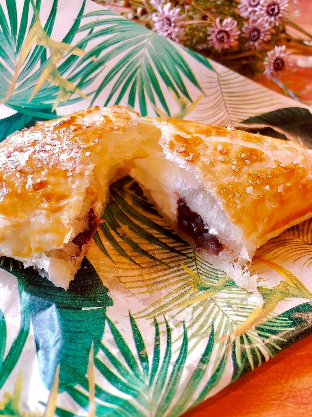 あんクリームチーズパイの完成写真