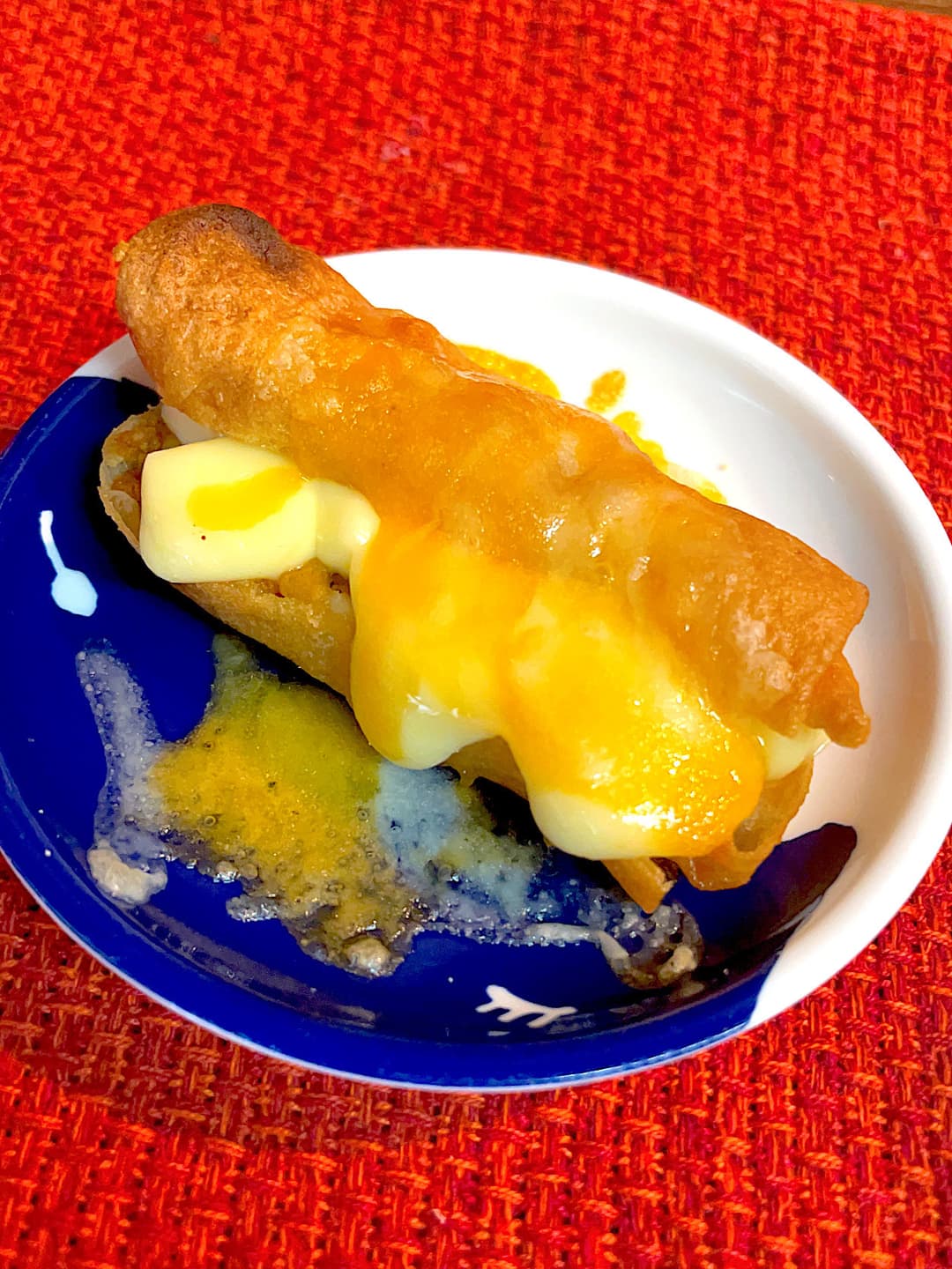 2種のチーズカレー春巻の完成写真