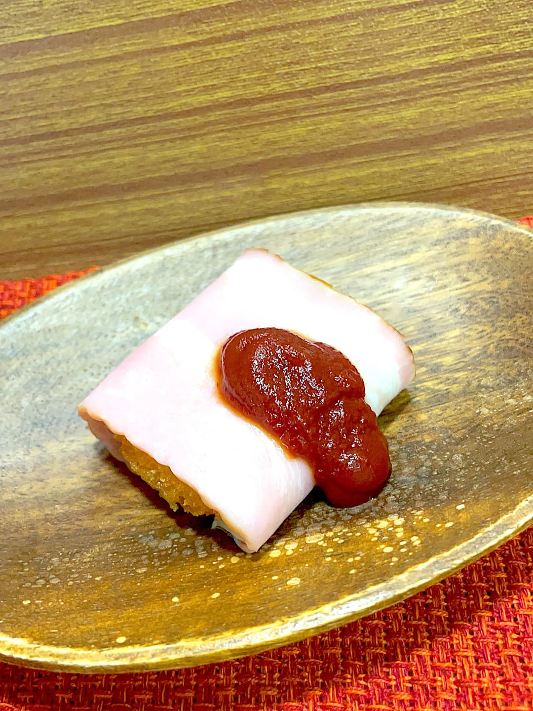 えびタルタルのベーコンチーズロールの完成写真