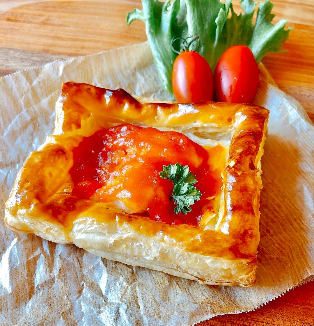 エビチリパイの完成写真