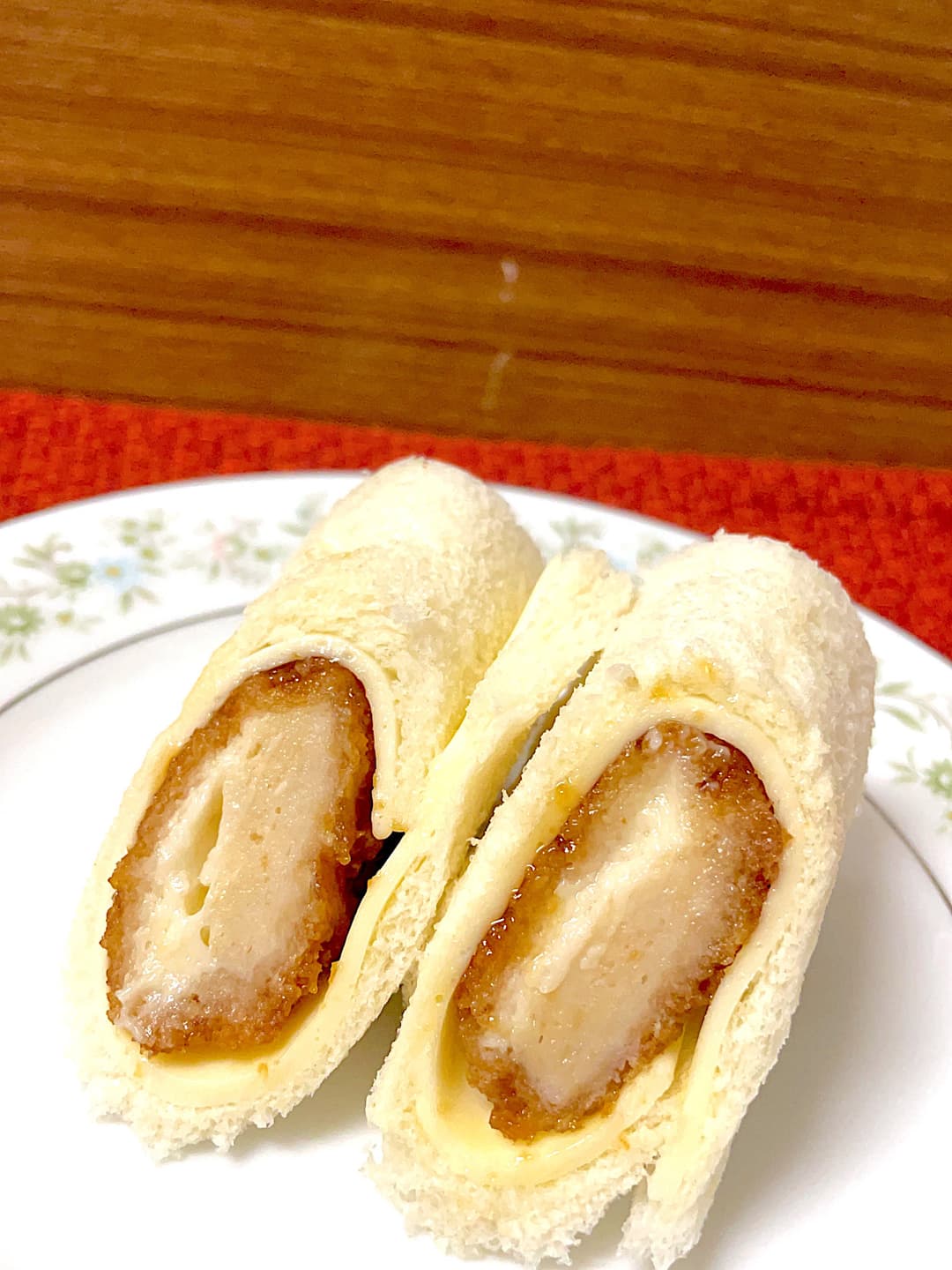 チキンカツのチーズロールの完成写真