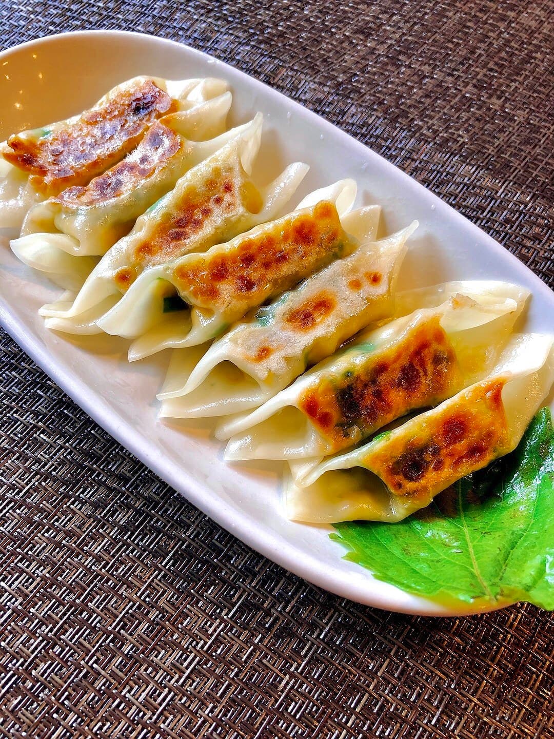 ニラ玉餃子の完成写真