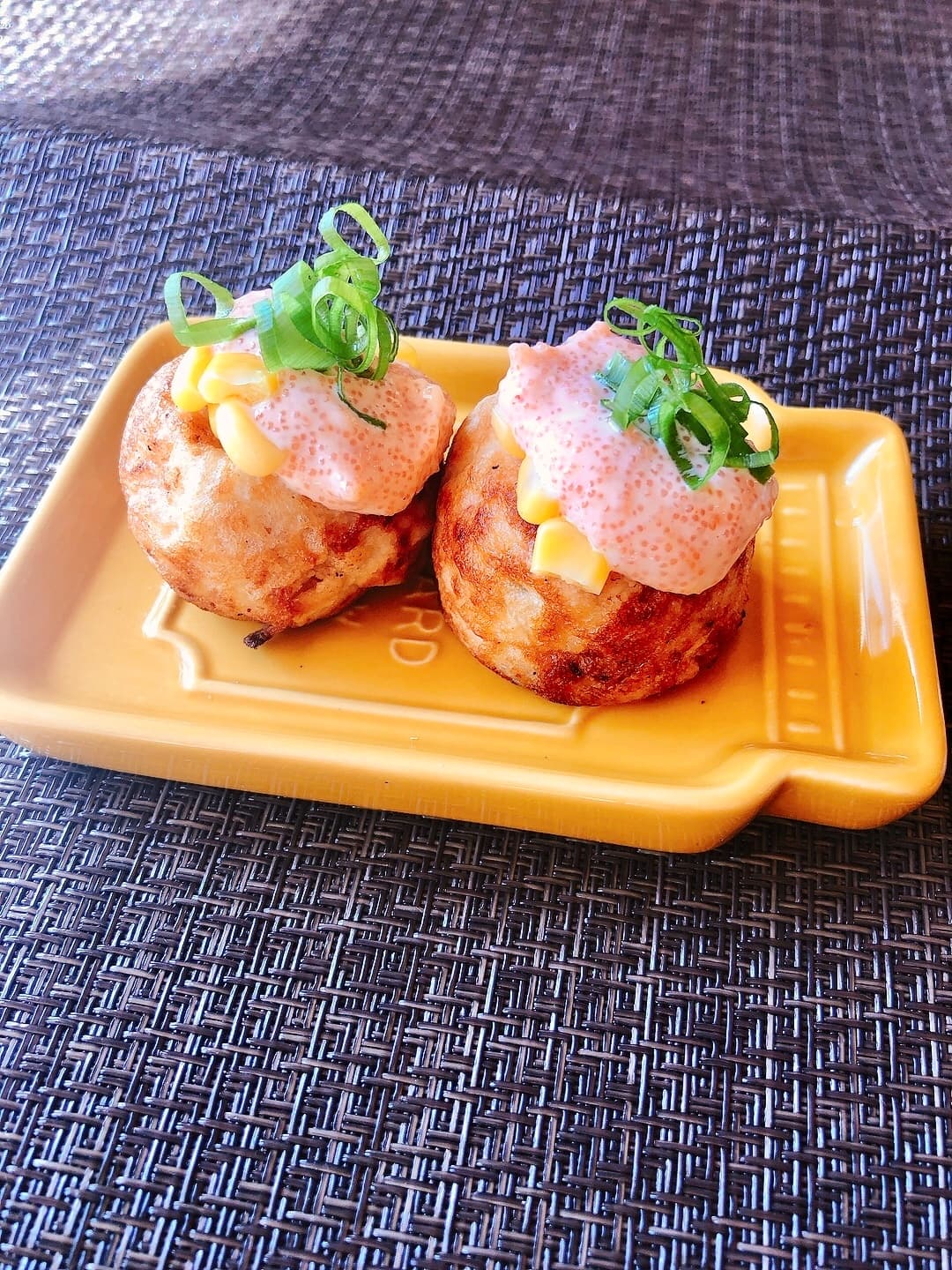 明太コーンマヨたこ焼きの完成写真