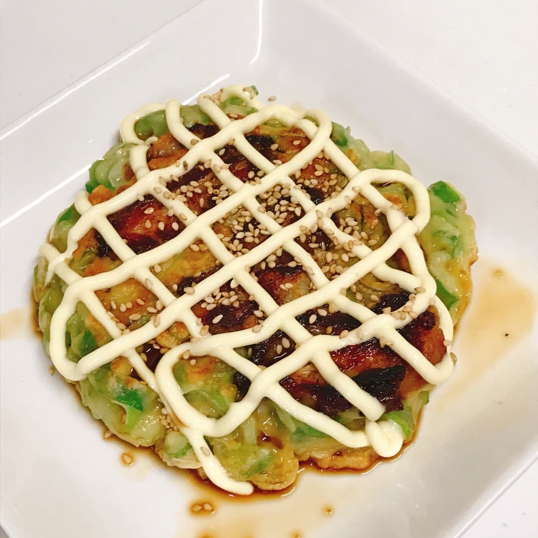 てり焼きチキンのネギ焼きマヨポン酢の完成写真
