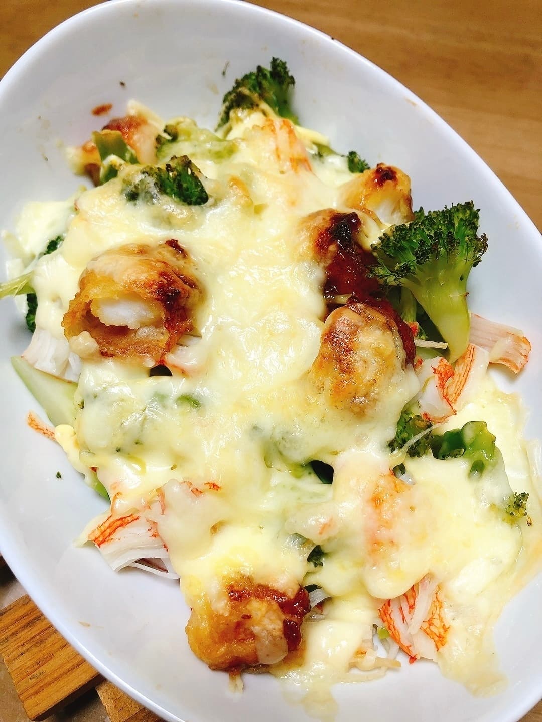 いか天チーズ焼きの完成写真