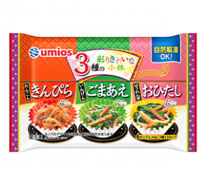 Umiosのれんこんきんぴら いんげんごまあえ ほうれん草おひたしのクチコミ・評判