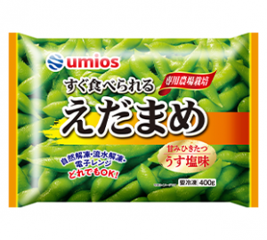 Umiosのすぐ食べられるえだまめ(中国産)400gのクチコミ・評判