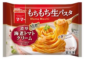 日清製粉ウェルナのマ･マー もちもち生パスタ 濃厚海老トマトクリームのクチコミ・評判