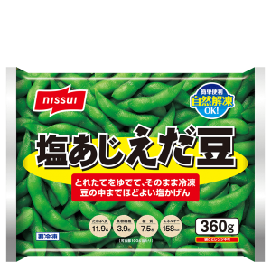 ニッスイの塩あじえだ豆 360g 中国産のクチコミ・評判