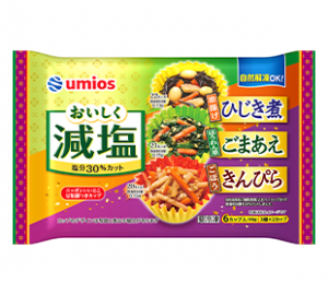 Umiosのおいしく減塩ひじき煮ごまあえきんぴらのクチコミ・評判