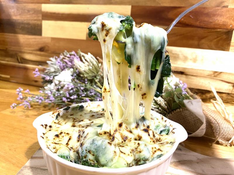 温野菜のチーズグラタンの完成写真