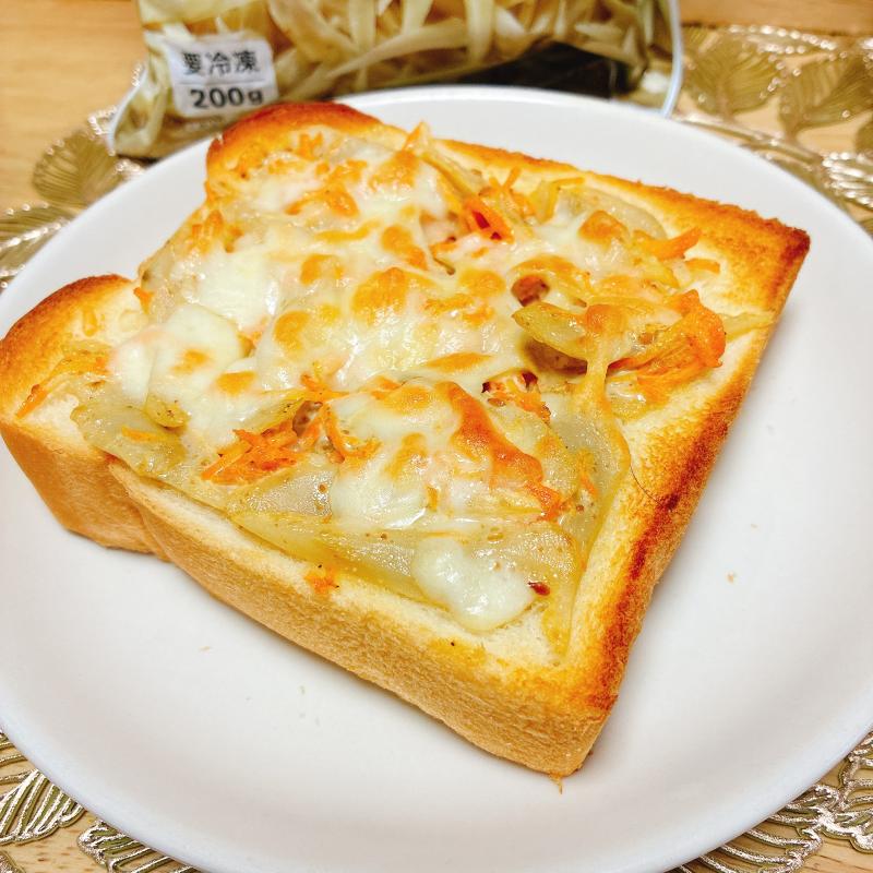 ごぼうトーストの完成写真