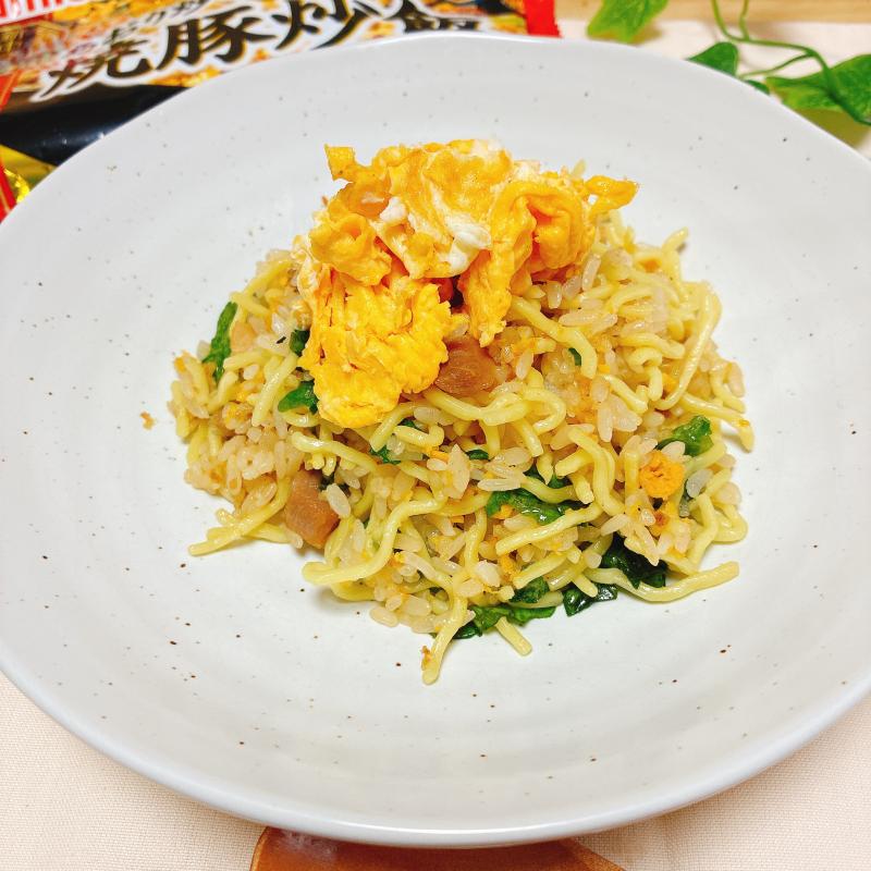 そば飯炒飯の完成写真