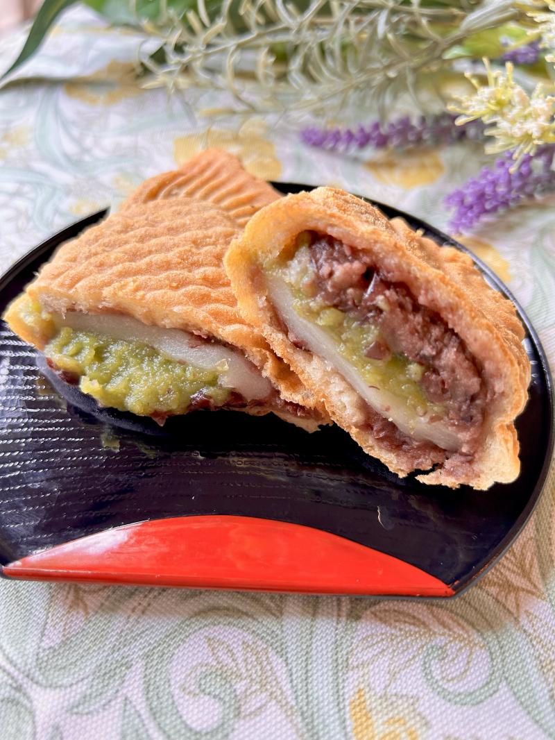 3色たい焼きの完成写真