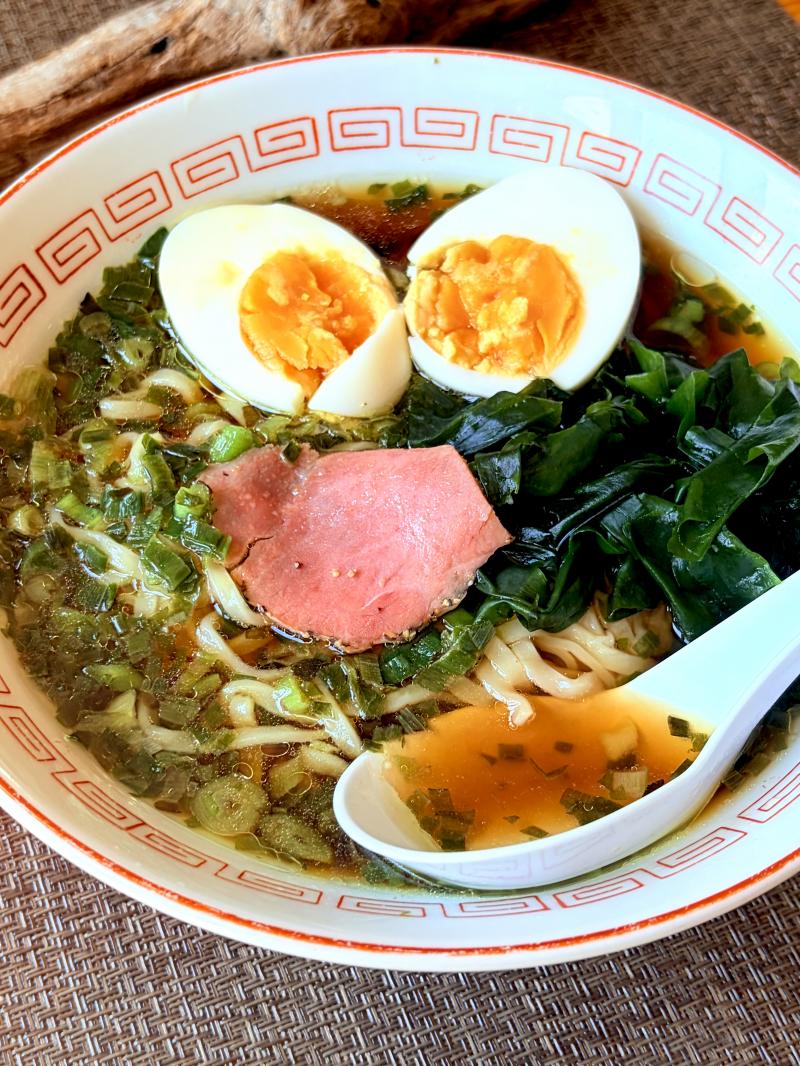 ネギラーメンの完成写真