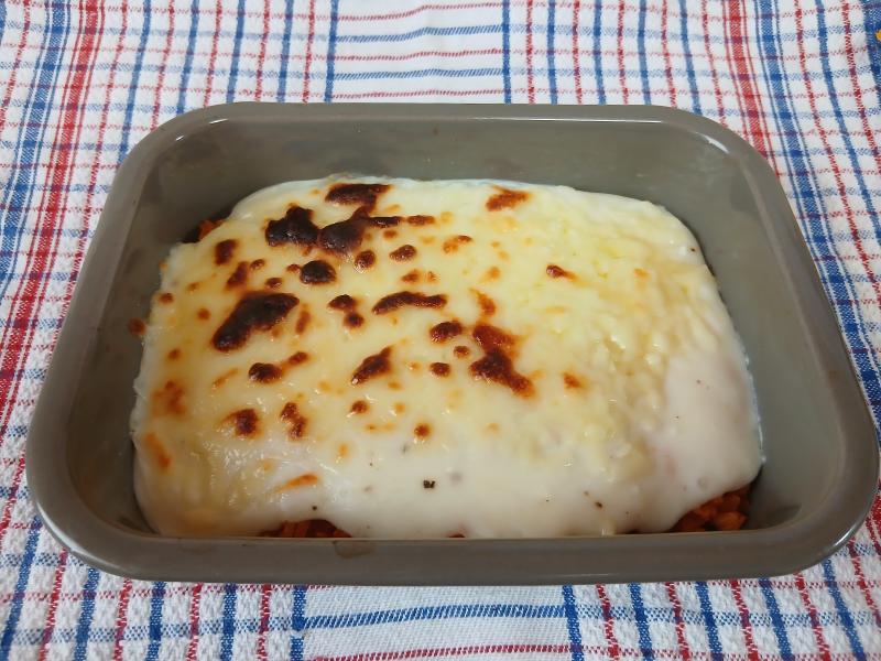 簡単チキンライスのドリアの完成写真