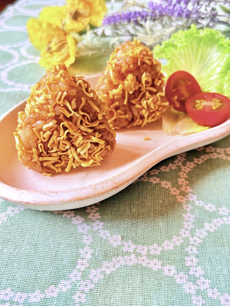 焼きおにぎりラーメンの完成写真