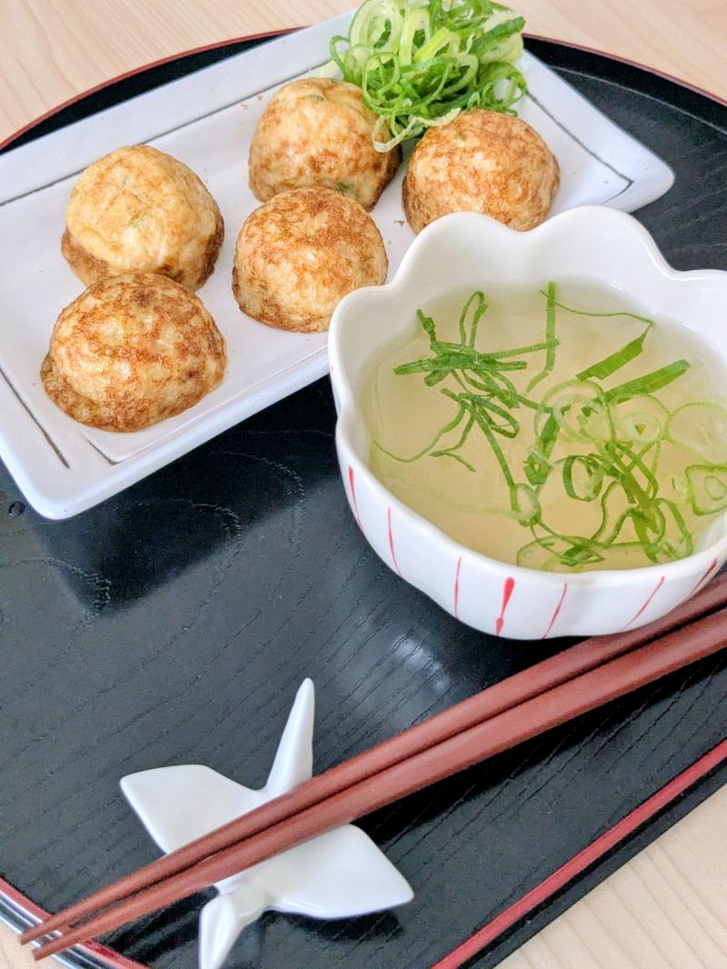 明石焼き風たこ焼きの完成写真