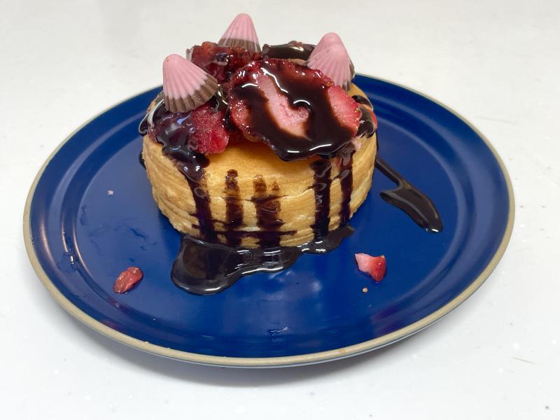 いちごチョコレート今川焼クリームチーズの完成写真
