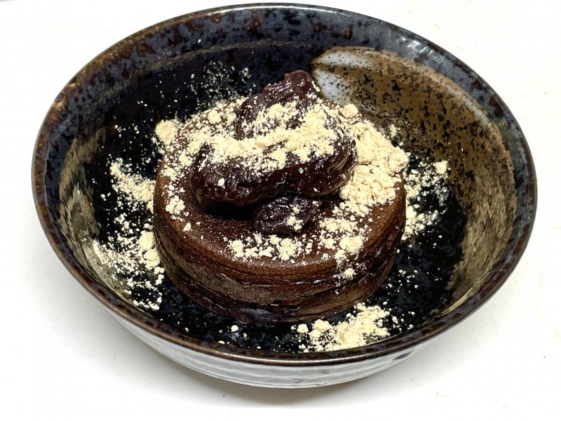 今川焼生チョコのきなこ餡の完成写真