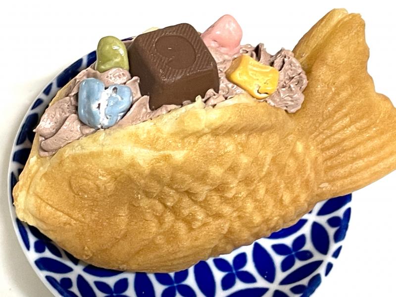 たい焼きチョコカスタードの完成写真