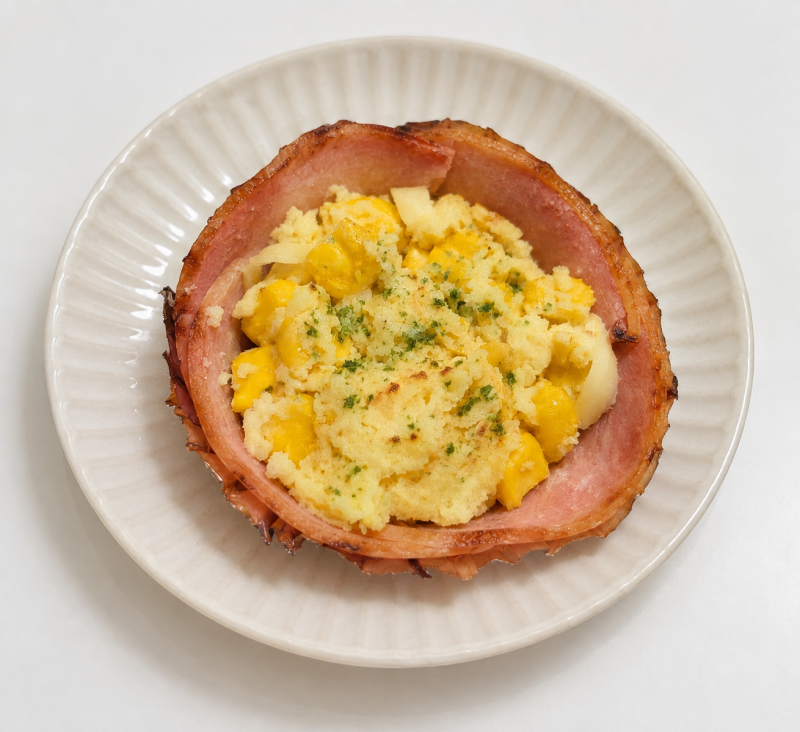 カップまで美味しい！コーンポテトの完成写真